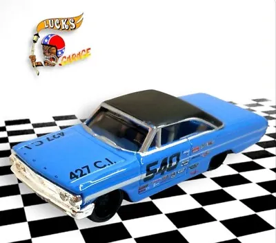 Maisto Pro Rodz 64 1964 Ford Galaxie 500 Blue Black 427 C.I. Nascar Theme #540  • $12.79