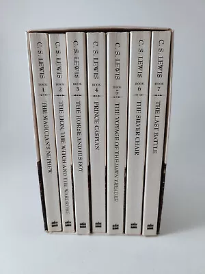 Chronicles Of Narnia Complete 7-book Box Set Vintage 1994 • $15.95