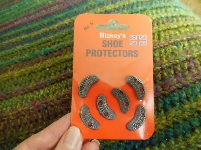 £4.75 • Buy Blakey's Shoe Protectors Heel Toe Metal Segs Plates Taps Caps Boot DIY Repair UK