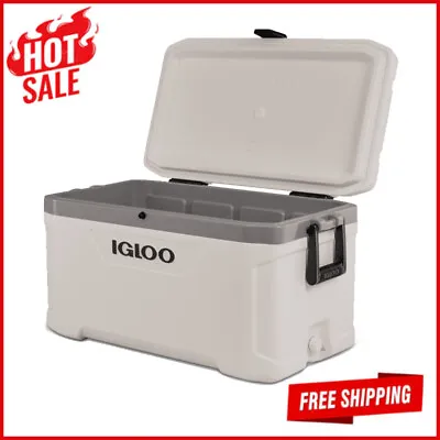 70 QT Latitude Marine Ultra Igloo Marine Coolers Outdoor Camping Ice Box Chests  • $77.70