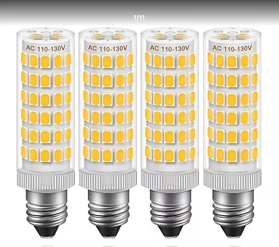 4pcs E11 LED Corn Light Bulb 5W 76 Beads 2835 110V 3000K 450LM • $10