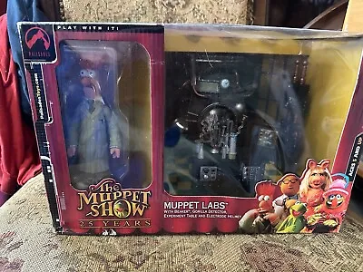 The Muppet Show 25 Years Muppet Labs With Beaker Figure Playset - New • $100