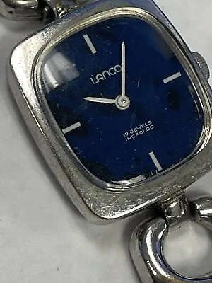 Vintage Lanco Analog Watch Silver Tone - Not Tested • $4.99