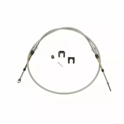 Hurst 500-0025 Shifter Cable 5 Ft. Length Morse Style Eyelet/Threaded Ends Gray • $98.16