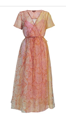 $225 • Buy Staud Filippa Illusion Floral Dress NWT Sz M $425