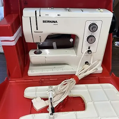 Bernina 830 Record  Sewing Machine  Case  Table PedalAcc No Manual.. • $800