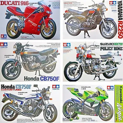 Tamiya 1/12 Motorcycle Cars New Plastic Model Kit 1 12 Mr Models  • £19.95