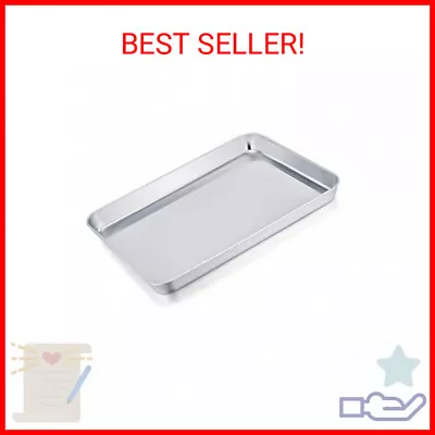 TeamFar Stainless Steel Compact Toaster Oven Pan Tray Ovenware Professional 8'' • $11.52