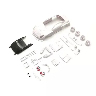 Kyosho Mini-Z White Body Set NISSAN GT-R GT500 2008 W/Rim For RWD RC Car #MZN219 • $29.99