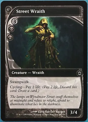 Street Wraith Future Sight NM Black Uncommon MAGIC CARD (ID# 307995) ABUGames • $4.45
