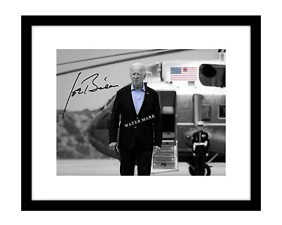 Joe Biden 8x10 Signed Photo Print Helicopter Marine One Autograph Democrat • $11.99