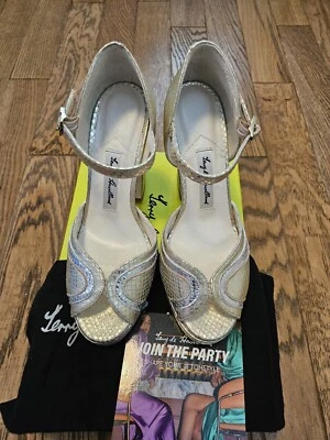 £200 • Buy Terry De Havilland Lilita Gold/Silver Luxury Heels UK 5 / EUR 38