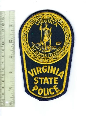 $3.99 • Buy Commonwealth Of Virginia VA State Police *LEMON YELLOW* 5-5/8  Patch - NEW!