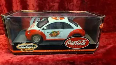 Coca Cola Mattel Matchbox Die Cast Collectible 1999 VW Beetle New In Box • $19.99