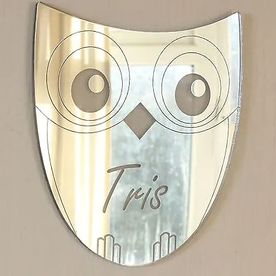 £4.99 • Buy Personalised Owl Door Name Plaque Boy Or Girls Bedroom Room Sign
