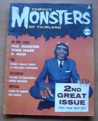 Original 1959 Famous Monsters Of Filmland • £20