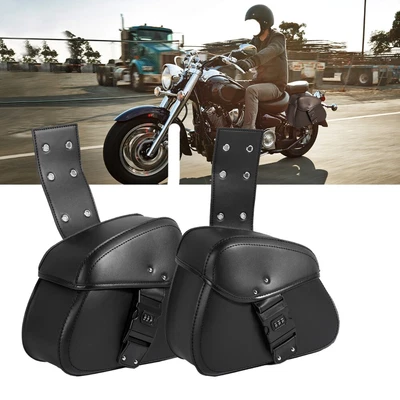 $62.69 • Buy Motorcycle SaddleBag For Yamaha V-Star XVS 650 1100 950 1300 Classic Custom