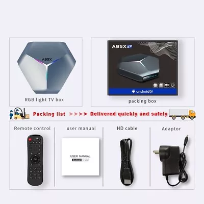 A95X F4 TV Android 10.0 Box Player Quad Core Smart UHD Media 8k WIFI 2.4/5G • $54.99