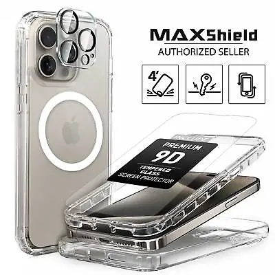 For IPhone 15 14 Pro Max Plus 13 12 11 Shockproof Magnetic Full Body Case Cover • $5.50