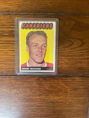 1965 T.C.G. - Canadians - Henri Richard #71 • $10