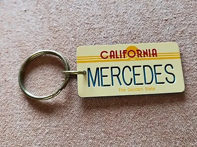 Vintage California Native Keychain The Golden State License Plate MERCEDES Car • $20