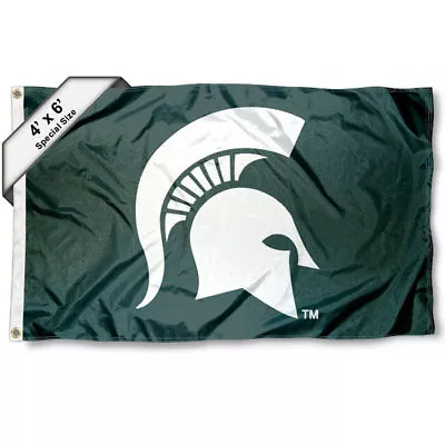 Michigan State University Sparty Head 4x6 Flag • $59.95