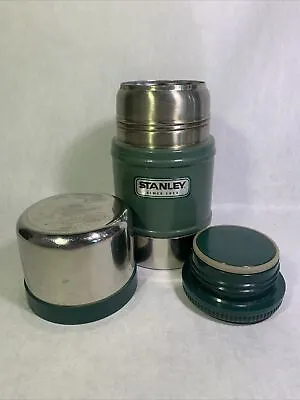 $24.99 • Buy Stanley Classic Stainless Steel Thermos Vacuum Food Jar 17oz Camping Green