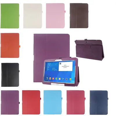 For Samsung Galaxy Tab 4 10.1 Inch SM-T530 Tablet Folio PU Leather Case Cover AU • $20.41