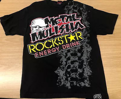 METAL MULISHA T Shirt Mens Size Large Rock Star Energy Drink Extreme Sports BMX • $36.34