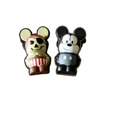 2010 Disney Vinylmation 3-D Pin Pirates Of The Caribbean & Plane Crazy Pin Trade • $15