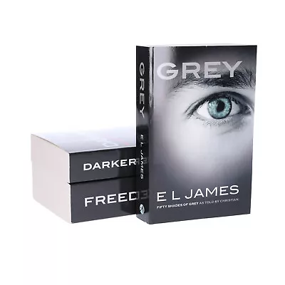 Fifty 50 Shades Of Grey Darker & Freed Trilogy 3 Books By E L James- Fiction-PB • $25.49