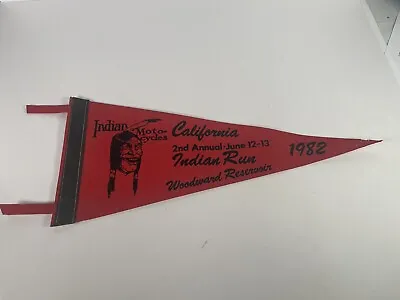 Vintage Indian Moto-Cycles California Pennant 1982 (A5) • $149.95