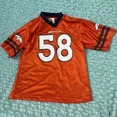 Von Miller #58 Denver Broncos YOUTH Football Jersey  X-Large 14/16 EUC! • $12.49