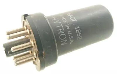 $4.65 • Buy 6AC7 TUBE HYTRON Tested And Working  Radiotron Vacuum Radio Tube