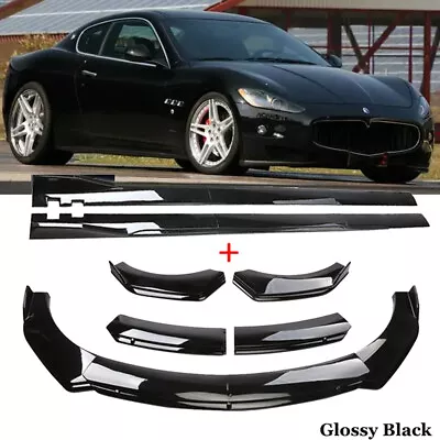 For Maserati Granturismo MC S Front Bumper Lip Splitter Spoiler Parts Body Kit • $121.59