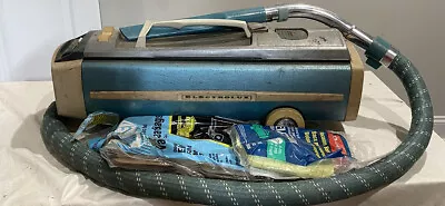 VINTAGE Electrolux Canister Vacuum Model 1205 W/ Hose Bags Attachment Tested • $48.99