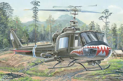 HobbyBoss 1/18 UH-1 Huey B/C Plastic Model Kit [81807] • $119.99