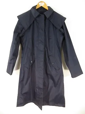 Jack Murphy -  Waterproof Long Coat - Navy - Size 10 • £22.01
