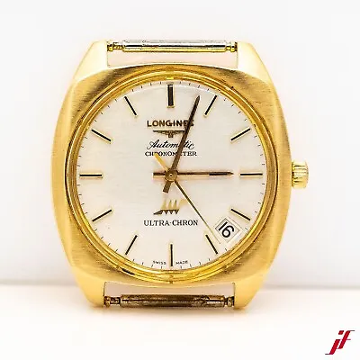 Case Longines Ultra-Chron Ref. 8308 750/18K Yellow Gold Automatic 35 MM • £2588.29