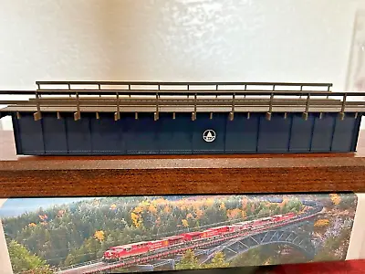 72ft   B&O   SINGLE TRACK PLATE GIRDER WIDE BRIDGE - HO Scale ASSEMBLED - NEW • $69.89