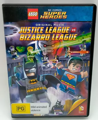 LEGO - Batman Justice League Vs Bizarro League (DVD 2015) Fast Shipping • $4.50