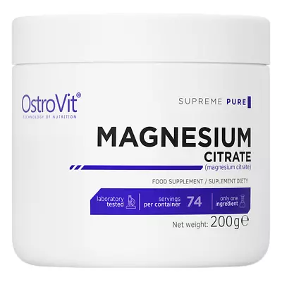 £4.99 • Buy Ostrovit Magnesium Citrate Fatigue Reduction Powder 200g - Best Before 01/2021