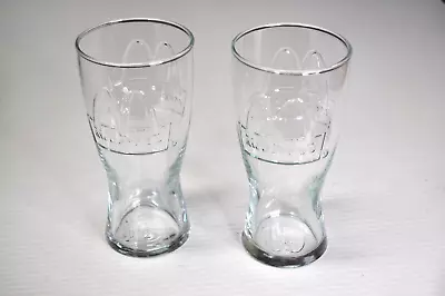 2 Vintage Collectible McDonald's Glass Tumbler 1992 Logo 16 OZ  Raised Arches • $17.99