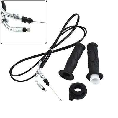 2x Moped Scooter Throttle Turns Handlebar Grip Cable For GY6 125-150CC ATV Bike • $28.81