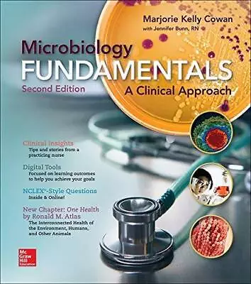 Microbiology Fundamentals: A Clinical Approach - Standalone Book - ACCEPTABLE • $6.52