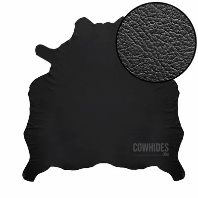 Cowhides.com Mercedes Benz Black Leather Hide Sold (6.5 FT X 7.5FT) For Car Seat • $465