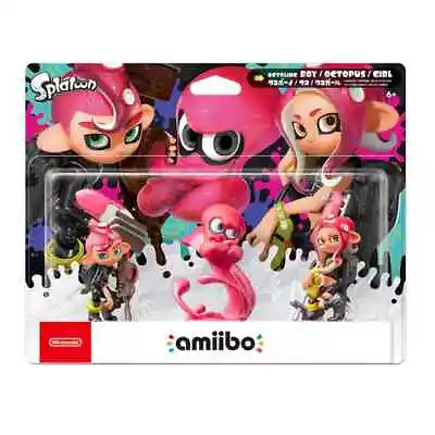 $241.95 • Buy Nintendo Switch Amiibo Splatoon 2 Octoling 3 Pack BNIB V1