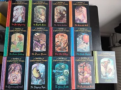 A Series Of Unfortunate Events Books 1-13 Lemony Snicket Hardcover Complete  • £15