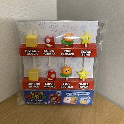 Super Mario Nintendo Lunch Box Bento Decoration Food Pick Picks 8pcs New • $8