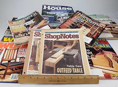 24x Magazine Lot - Old House Family Handyman Wood Shop Notes Readymade Dwell • $14.95